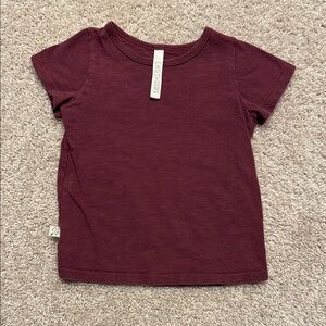 Childhoods Clothing Burgundy Short Sleeve Tee